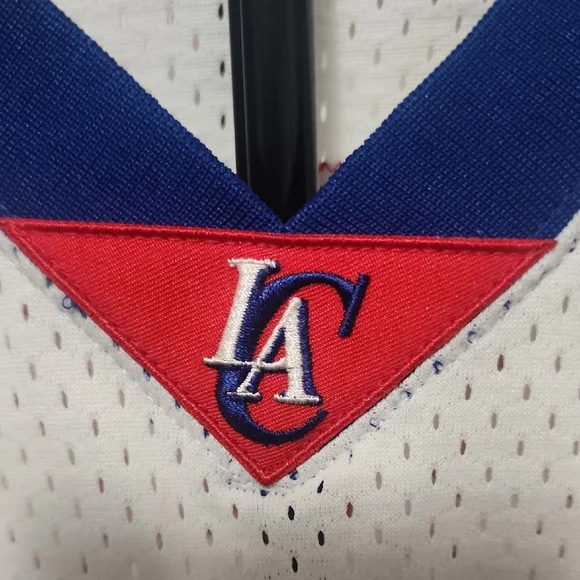 Vintage LA Clippers Script Jersey #21 White NBA Nike Throwback - Picture 3 of 10